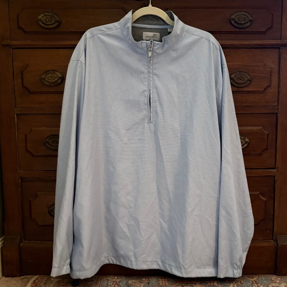 Ashworth Quarter-Zip Performance Pullover in Men’s XL